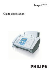 Philips faxjet 335 Guide D'utilisation