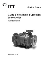 ITT Goulds Pumps 3296 EZMAG Guide D'installation, D'utilisation Et D'entretien