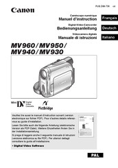 Canon MV 940 Manuel D'instruction