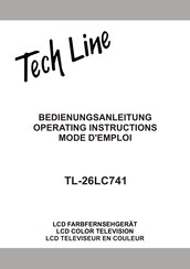 Tech Line TL-26LC741 Mode D'emploi