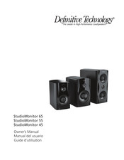 Definitive Technology StudioMonitor 55 Guide D'utilisation