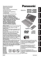 Panasonic DVD-LS80 Mode D'emploi