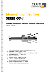 ELGO Electronic GSI2 Manuel D'utilisation