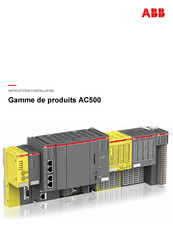 ABB AC500 CM589-PNIO-4-XC Instructions D'installation