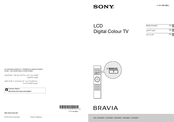 Sony Bravia KDL-46HX900 Mode D'emploi