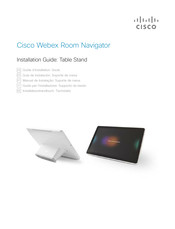 Cisco Webex Room Navigator Guide D'installation