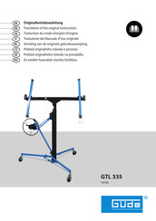 Güde 18100 Traduction Du Mode D'emploi D'origine