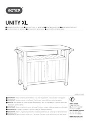 Keter UNITY XL Instructions De Montage