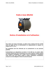 Bruno Pyro 19 Notice D'installation Et D'utilisation