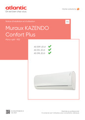 Atlantic KAZENDO Confort Plus Notice D'installation Et D'utilisation