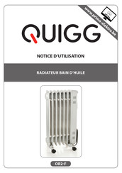 QUIGG OR2-F Notice D'utilisation