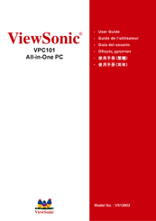 ViewSonic VPC101 Guide De L'utilisateur