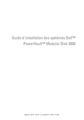 Dell PowerVault 3000 Guide D'installation