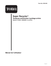 Toro Super Recyler 20046 Manuel De L'utilisateur