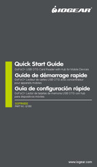 IOGear Q1300 Guide De Démarrage Rapide
