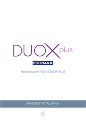 Fermax DUOX PLUS Manuel D'utilisation