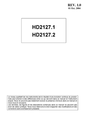 Delta OHM HD2127.2 Mode D'emploi