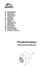 Pontec PondoCompact 500i Notice D'emploi