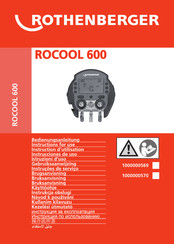 Rothenberger ROCOOL 600 Instructions D'utilisation