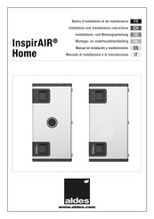 aldes InspirAIR Home SC 370 Notice D'installation Et De Maintenance