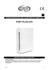 Argo PURY PLUS UVC Instructions D'utilisation