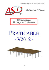 ASD V2012 Instructions De Montage Et D'utilisation