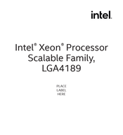 Intel Xeon LGA4189 Mode D'emploi