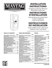 Maytag MLE22PRAYW Instructions D'installation