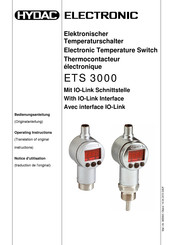 HYDAC ELECTRONIC ETS 3000 Série Notice D'utilisation