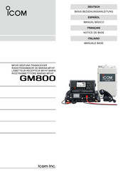 Icom GM800 Mode D'emploi