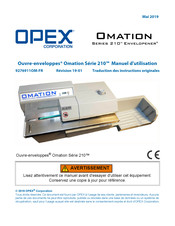 Opex Omation 210 Série Manuel D'utilisation