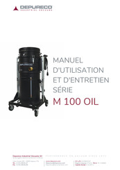 DEPURECO M 100 OIL Série Manuel D'utilisation Et D'entretien