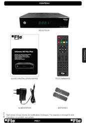 FTE eXtreme HD Flex Plus Mode D'emploi