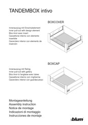 blum BOXCAP Mode D'emploi