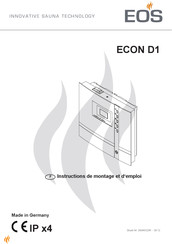 EOS ECON D1 Instructions De Montage