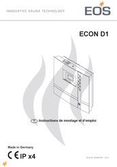 Eos ECON D1 Instructions De Montage