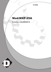 Diamond MXP-25A Mode D'emploi