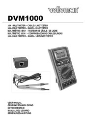 Velleman DVM1000 Mode D'emploi