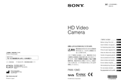 Sony PMW-10MD Manuel D'utilisation