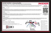 Kicker KEY200.4 Mode D'emploi