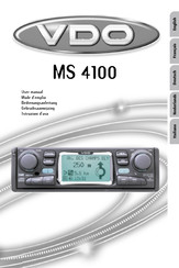 VDO MS 4100 Mode D'emploi