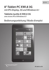 TOUCHLET XWi.8 Mode D'emploi