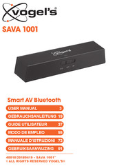 Vogel's SAVA 1001 Mode D'emploi