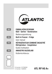 Atlantic ATL RF145 A+ Guide D'utilisation