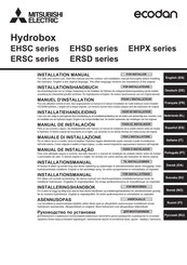 Mitsubishi Electric ecodan ERSD Série Manuel D'installation