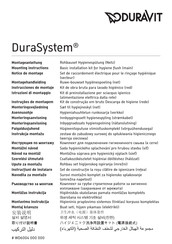 DURAVIT DuraSystem WD6004 000 000 Notice De Montage