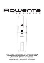 Rowenta CLEANETTE AC 130W Mode D'emploi