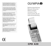 Olympia CPD 420 Mode D'emploi