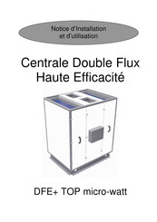 aldes DFE+ TOP micro-watt Mode D'emploi