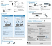 Sony HT-CT380 Guide De Démarrage